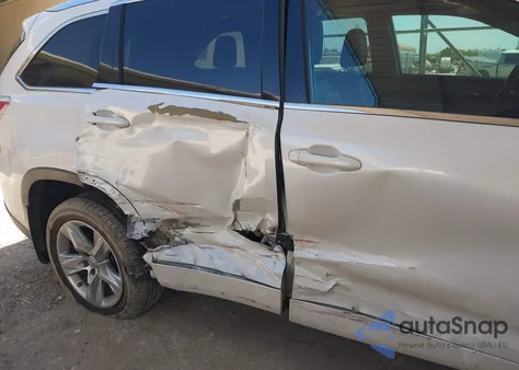 2015 Toyota Highlander Limited V6 z USA, uszkodzony, nr VIN 5TDYKRFH4FS115205